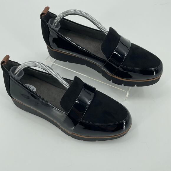 Dr. Scholls Women’s Watson Loafers Sz. 7M, Preppy Academia Minimalist Lug Sole - Picture 1 of 16